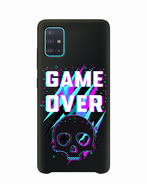 Силиконовый чехол для Samsung Galaxy A51 (4G) "Game over"