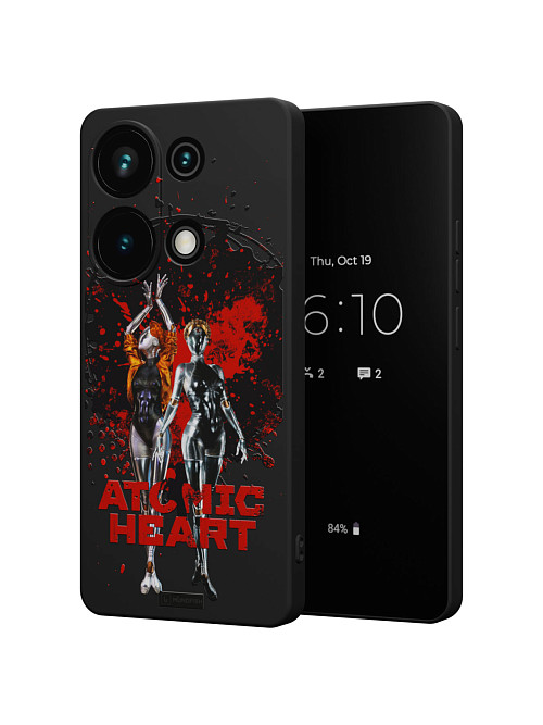 Силиконовый чехол для Xiaomi Redmi Note 13 Pro (4G) "Atomic Heart: Близняшки"