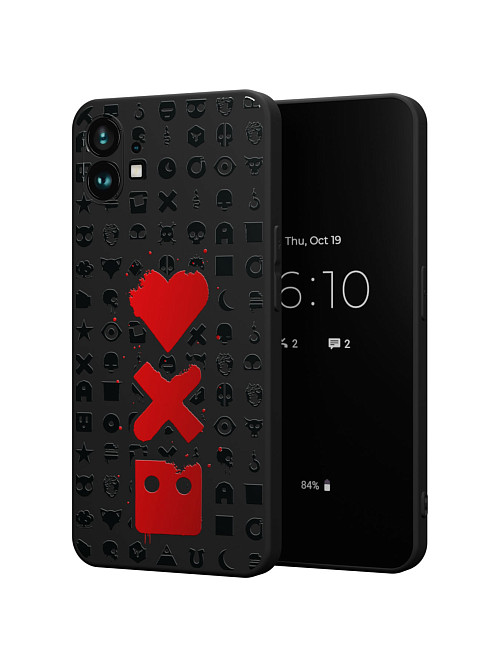 Силиконовый чехол для Nothing Phone 1 "Love Death Robots"