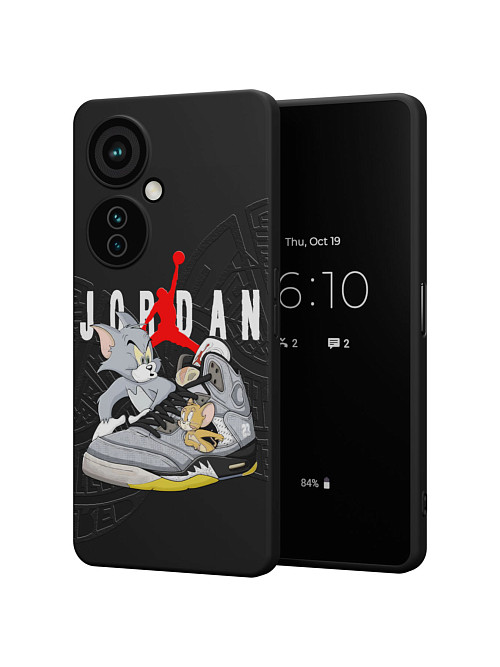 Силиконовый чехол для OnePlus Nord CE 3 Lite (5G) "NOVEL: Том и Джери х Nike"