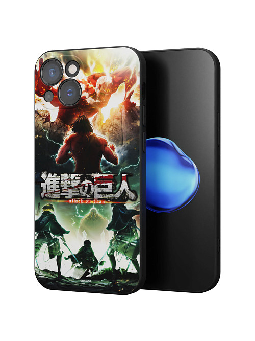 Силиконовый чехол для Apple iPhone 13 "AOT: Разведкорпус и Атакующий" Силиконовый чехол для Apple iPhone 13 "AOT: Разведкорпус и Атакующий"