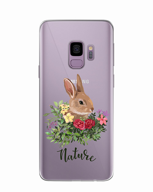 Силиконовый чехол для Samsung Galaxy S9 Кролик
