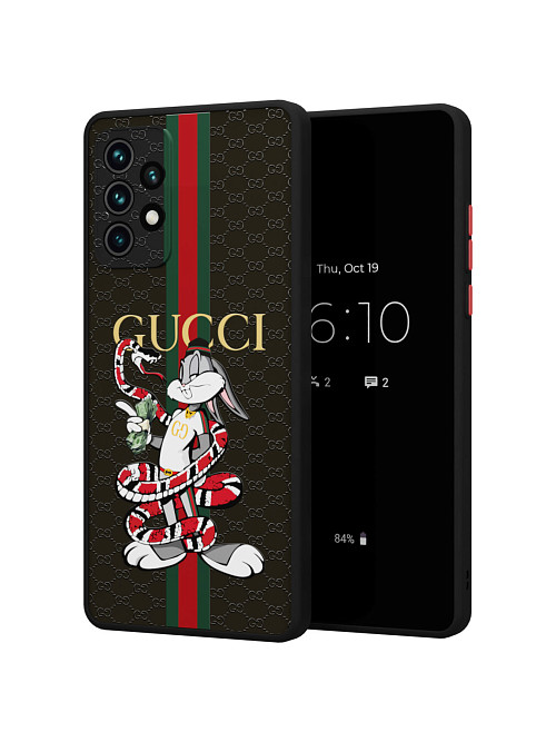 Противоударный чехол для Samsung Galaxy A52 (4G) "NOVEL: Багз Банни Gucci"