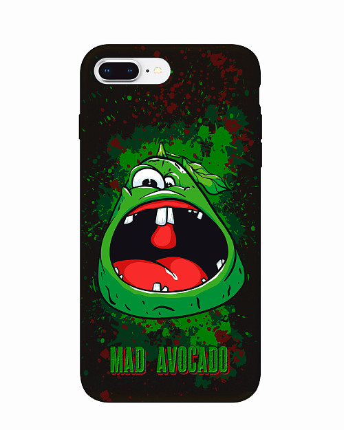 Силиконовый чехол для Apple iPhone 8 Plus "Mad avokado"