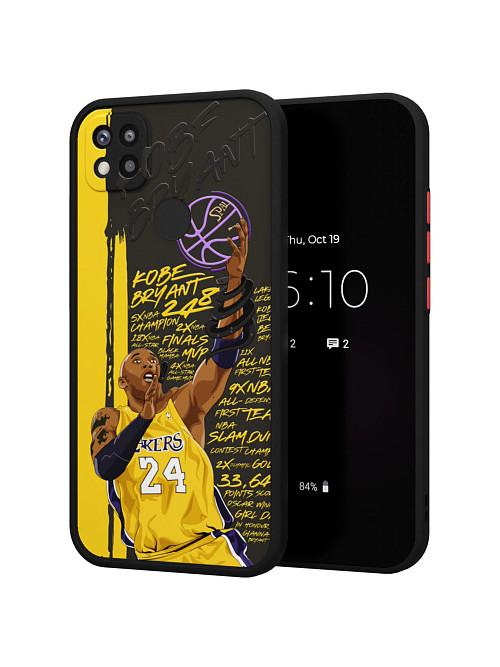 Противоударный чехол для Xiaomi Redmi 9C "NOVEL: Kobe Bryant"