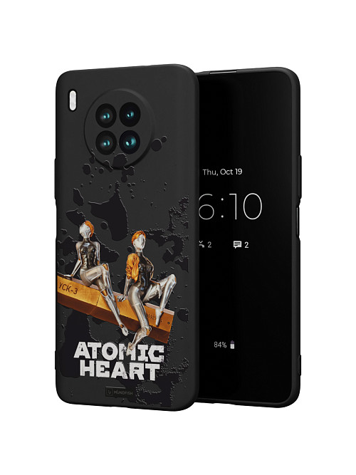 Силиконовый чехол для Honor 50 Lite "Atomic Heart: Боевые близняшки"