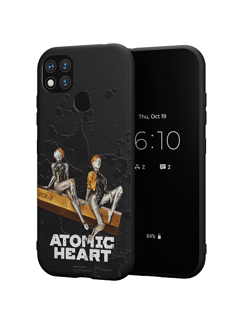 Силиконовый чехол для Xiaomi Redmi 9C "Atomic Heart: Боевые близняшки"