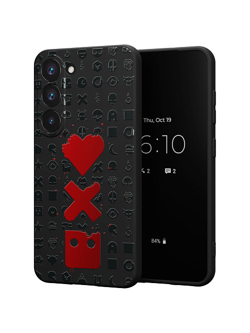 Силиконовый чехол для Samsung Galaxy S23 "Love Death Robots"