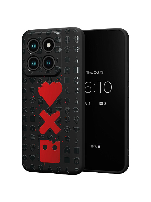 Силиконовый чехол для Xiaomi 14 Pro "Love Death Robots"