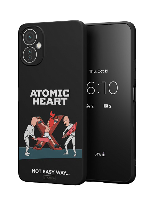 Силиконовый чехол для Tecno Camon 19 Neo "Atomic Heart: Not Easy Way"