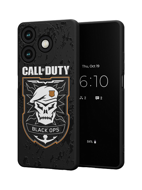 Силиконовый чехол для Tecno Spark 10c (4G) "NOVEL: Call of Duty"