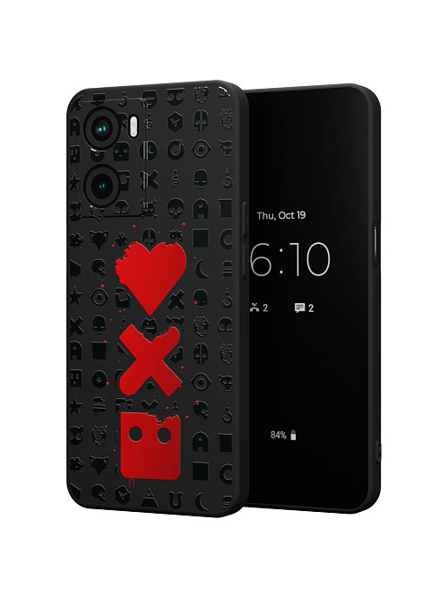 Силиконовый чехол для OPPO A57 (4G "Love Death Robots"