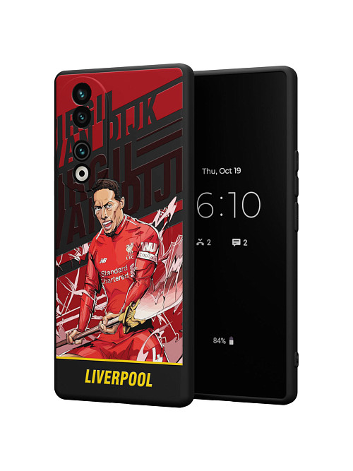 Силиконовый чехол для Honor 90 "NOVEL: Liverpool"