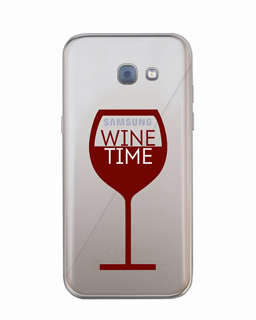 Силиконовый чехол для Samsung Galaxy A5 (2017) Wine time