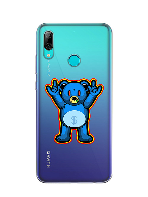 Силиконовый чехол для Honor 10 Lite (2019) Мишка Доллар