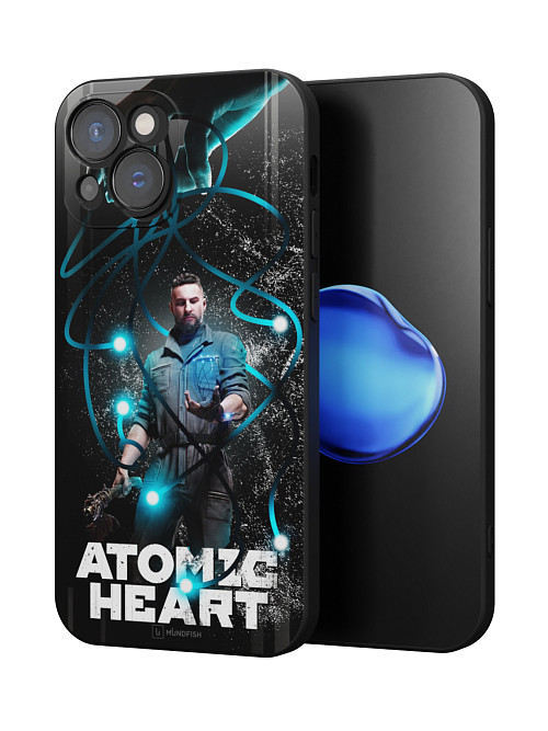 Силиконовый чехол для Apple iPhone 15 "Atomic Heart: ХРАЗ"