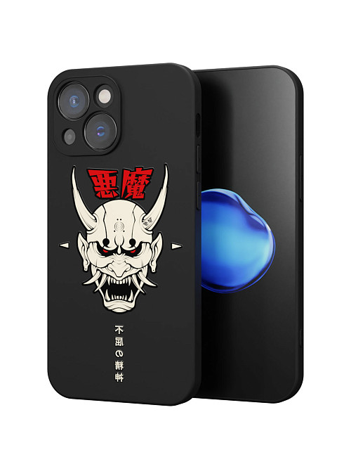 Силиконовый чехол для Apple iPhone 14 "Demon"