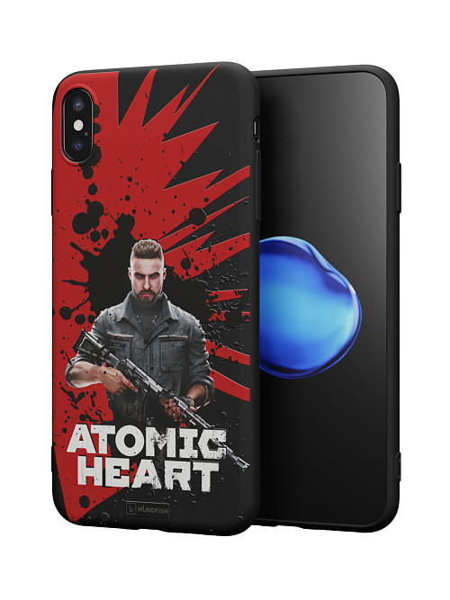 Силиконовый чехол для Apple iPhone Xs Max "Atomic Heart: Майор Нечаев"