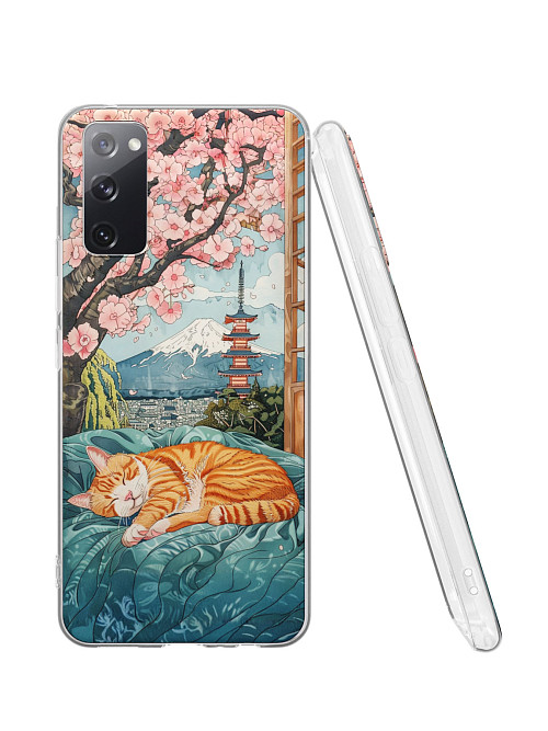 Силиконовый чехол для Samsung Galaxy S20 FE "Кошка в Китае"