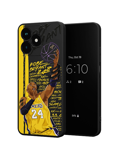 Силиконовый чехол для realme С53 (4G) "NOVEL: Kobe Bryant"