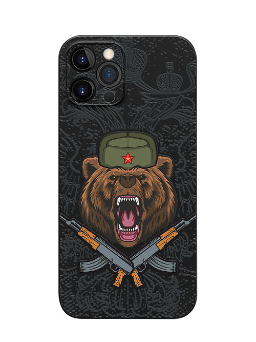 Силиконовый чехол для Apple iPhone 12 Pro Max Русский медведь