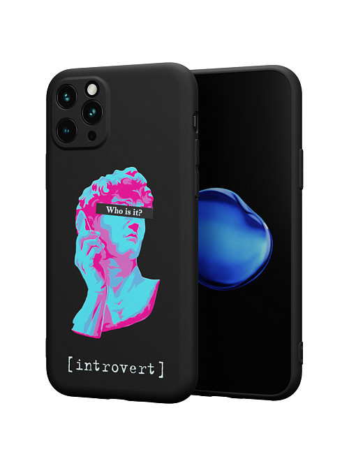 Силиконовый чехол для Apple iPhone 11 Pro "NOVEL: Интроверт"