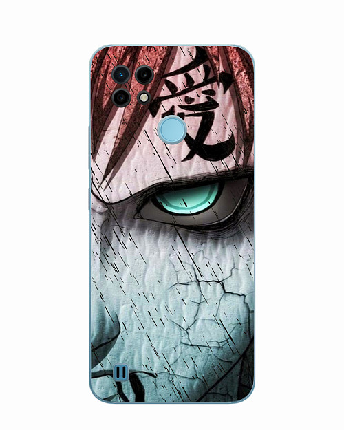 Силиконовый чехол для Realme C21 Naruto Shippuden - Gaara grimm face