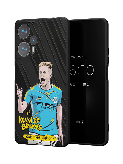 Силиконовый чехол для Xiaomi Redmi Note 12 Turbo "NOVEL: Kevin de Bruyne"