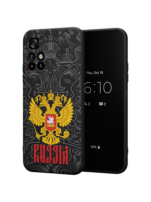 Силиконовый чехол для Poco M4 Pro (5G) "Россия"