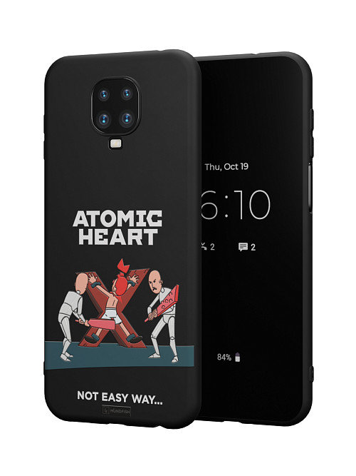 Силиконовый чехол для Xiaomi Redmi Note 9 Pro "Atomic Heart: Not Easy Way"