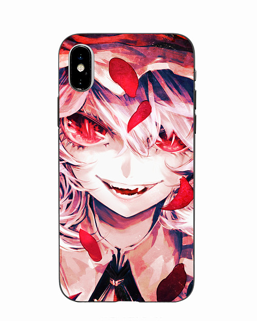 Силиконовый чехол для Apple iPhone X "Touhou Project - Remilia Scarlet"