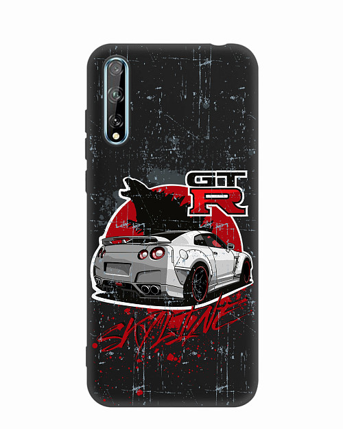 Силиконовый чехол для Huawei Y8p Nissan SKYLINE GTR