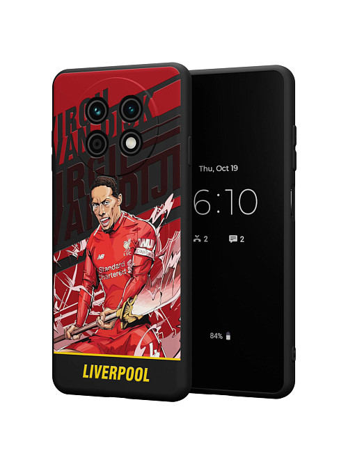 Силиконовый чехол для Huawei nova Y91 "NOVEL: Liverpool"