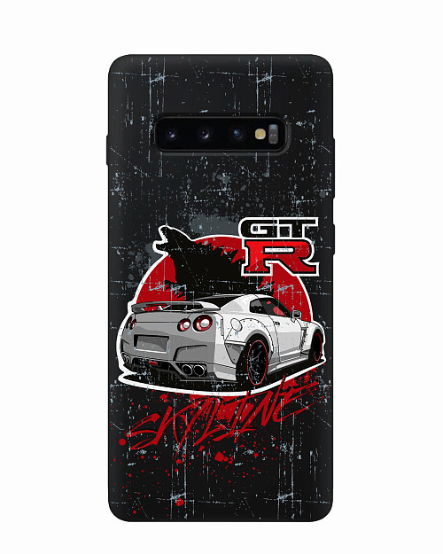 Силиконовый чехол для Samsung Galaxy S10 Nissan SKYLINE GTR