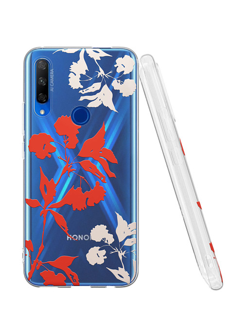 Силиконовый чехол для Huawei Y9 Prime (2019) "Соцветие"