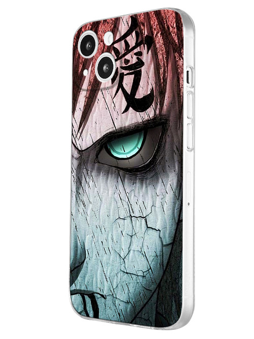 Силиконовый чехол для Apple iPhone 13 mini Naruto Shippuden - Gaara grimm face