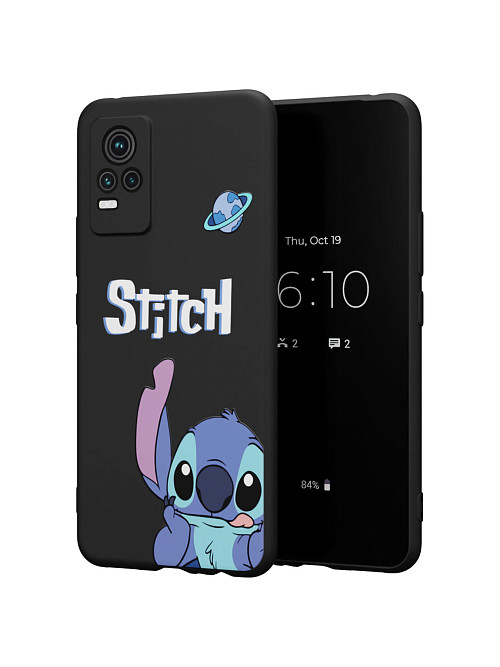 Силиконовый чехол для Vivo V21E (4G) "NOVEL: Stitch planet"