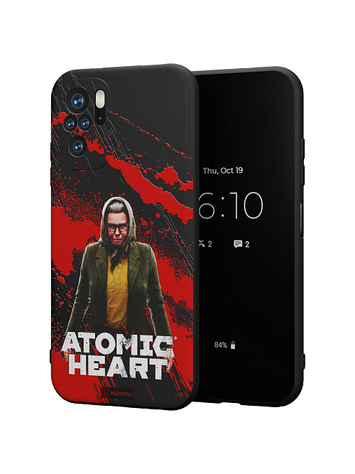 Силиконовый чехол для Xiaomi Redmi Note 10S "Atomic Heart: Баба Зина"