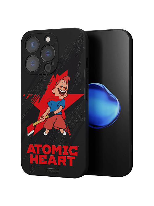 Силиконовый чехол для Apple iPhone 13 Pro "Atomic Heart: Пионер"