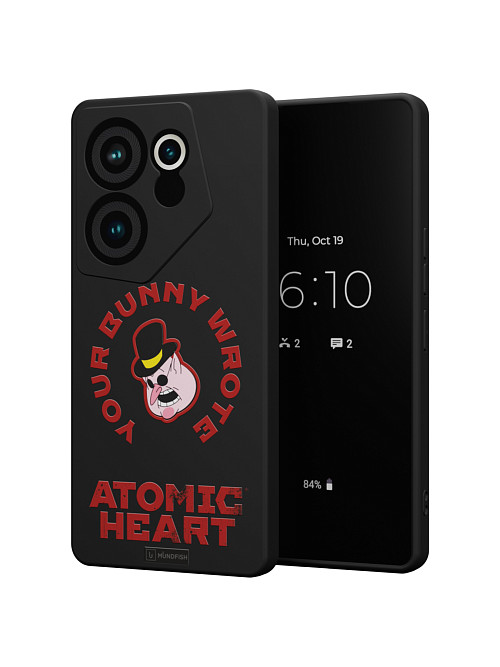 Силиконовый чехол для Tecno Camon 20 premier "Atomic Heart: Капиталист"