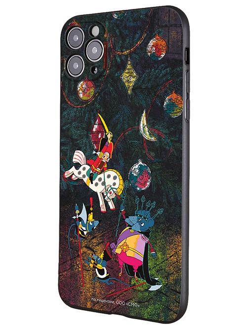 Силиконовый чехол для Apple iPhone 11 Pro Max "Щелкунчик: Щелкунчик и мышиный король"