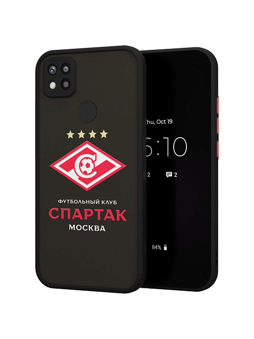 Противоударный чехол для Xiaomi Redmi 9C "Спартак - чемпион"