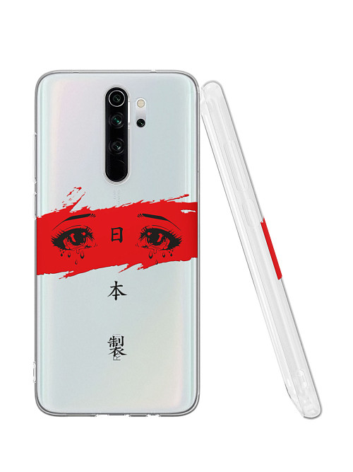 Силиконовый чехол для Xiaomi Redmi Note 8 Pro "Грустные глаза аниме"