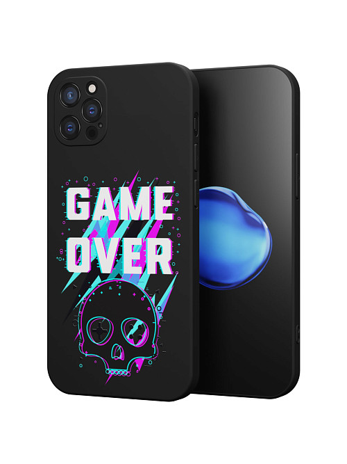 Силиконовый чехол для Apple iPhone 12 Pro Max "Game over"