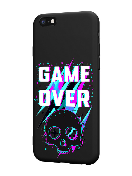 Силиконовый чехол для Apple iPhone 6S Plus "Game over"