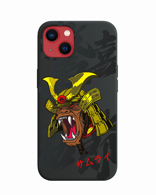 Силиконовый чехол для Apple iPhone 13 Mini Samurai Kong