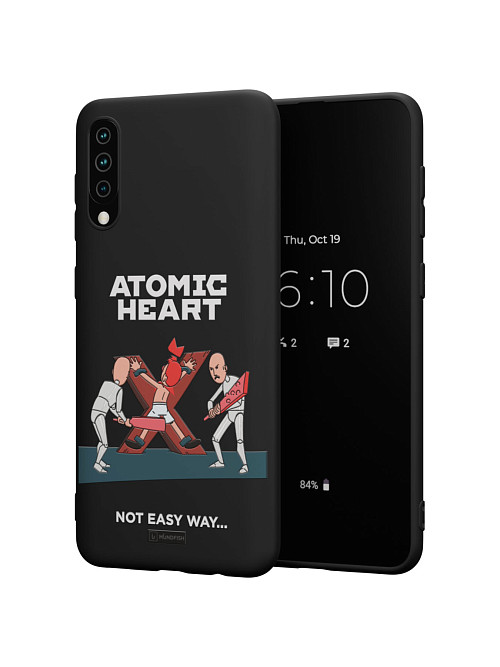 Силиконовый чехол для Samsung A30s "Atomic Heart: Not Easy Way"