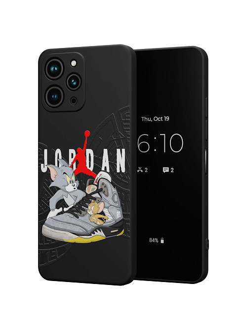 Силиконовый чехол для Xiaomi Redmi 12 "NOVEL: Том и Джери х Nike"