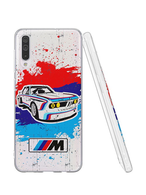 Силиконовый чехол для Samsung Galaxy A30S "BMW"