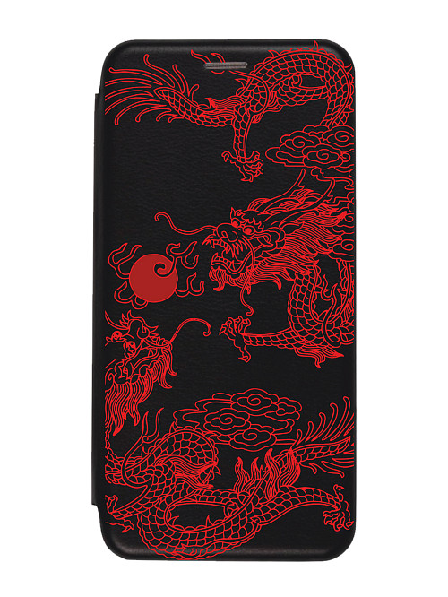 Чехол книжка для Xiaomi 11T "Китайский дракон"